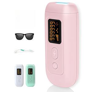 Household Laser Hair Removal Equipment, 1 Box Portable Painless Hair Remover Machine & Accessories, Hair Removal Tool for Women & Men