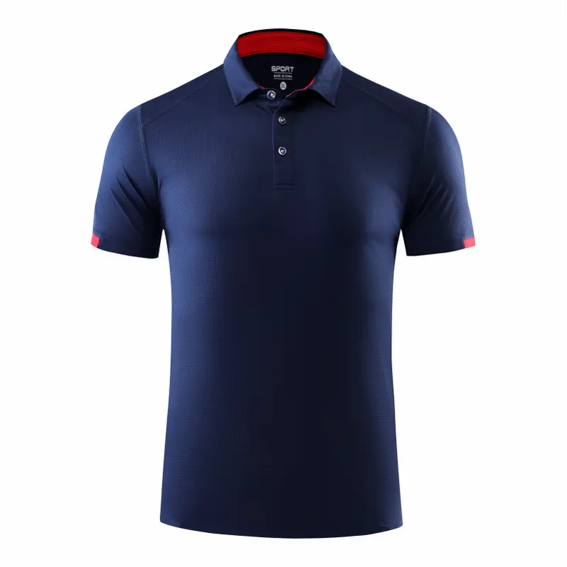 Casual Sports Quick-drying Lapel Short-sleeved POLO Shirt Cycling Suit Fitness Suit For Men Menswear Polyester 8