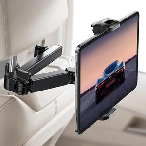 Automotive Headrest Tablet Holder, 360° Rotatable Car Headrest Tablet Mount, Universal Car Interior Accessories for Tablet & Phone, Cellphone Car Holder, Universal Smartphone Holder, Multifunctional Car Accessories