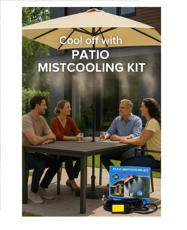 Patio Mistcooling Kit - Perfect for Your Outdoor Space 1