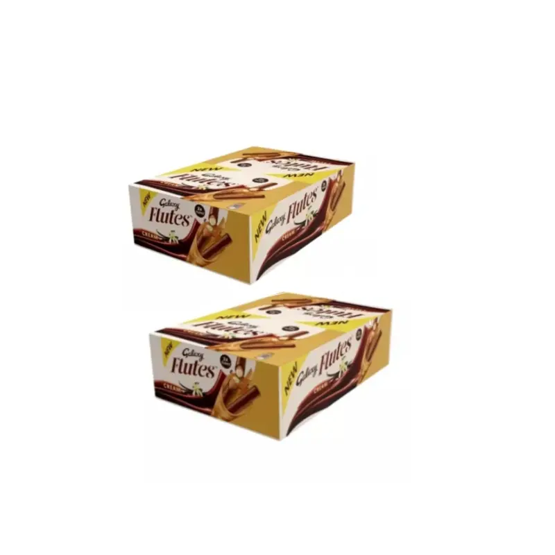 BULK Chocolate 3pc Galaxy Cream Wafer Rolls 22.5g Each - Irresistible Coconut & Chocolate Snack 1