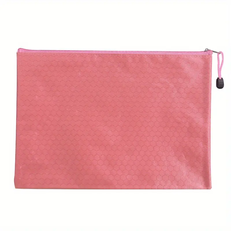 A4 document bag waterproof thickened zip bag stationery bag a4 office information bag file stationery classification tools 4