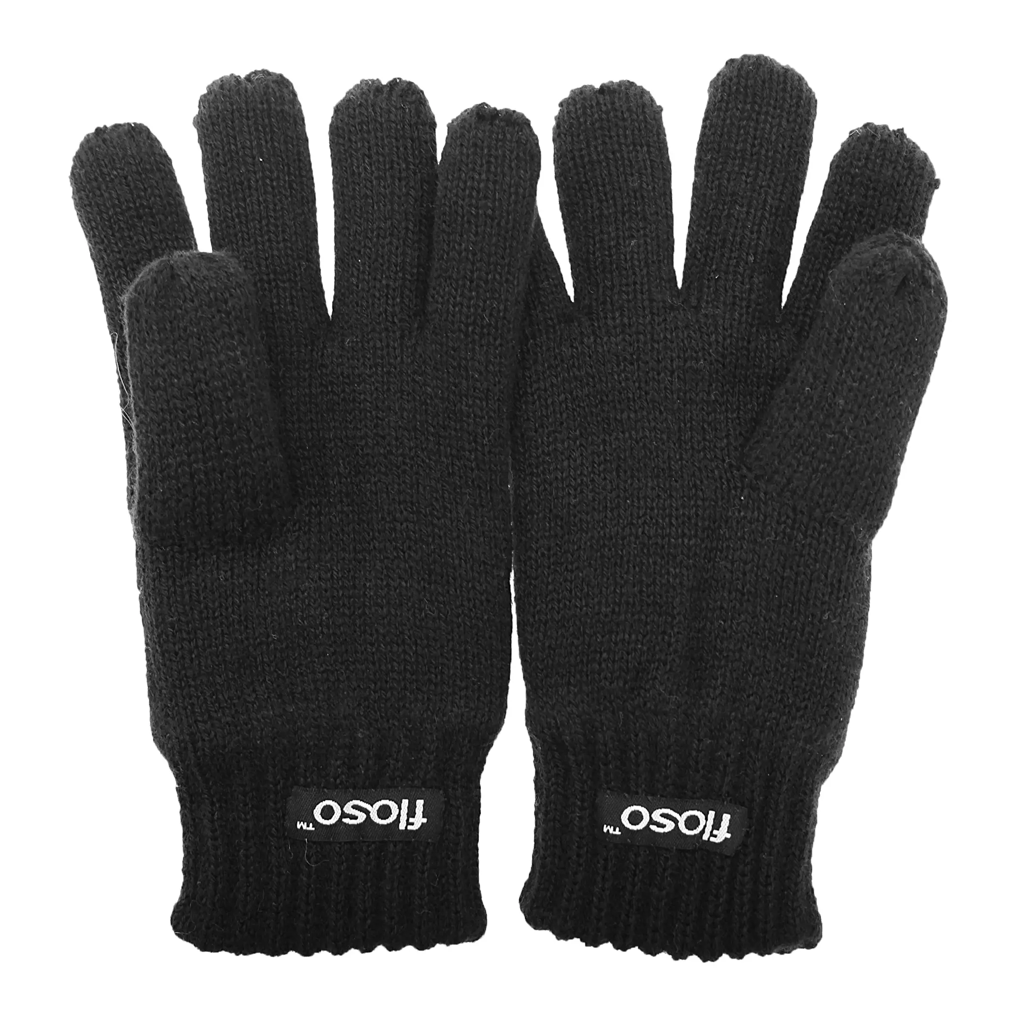 FLOSO Childrens Unisex Knitted Thermal Thinsulate Gloves (3M 40g) - (UTGL236)