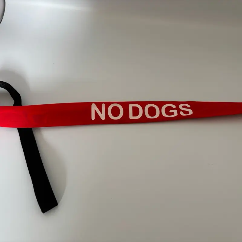 Dog Lead Sleeve - Warning Alert Wrap - Lead Cover - for Pet Safety 2