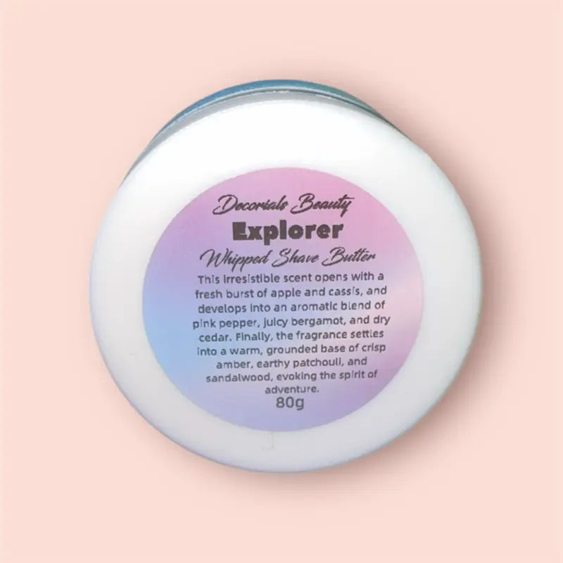 Explorer Whipped Shave Butter - skincare - shower whip - strawberry legs - ingrown hairs - razor bumps - perfect shave foaming 80g soap 4