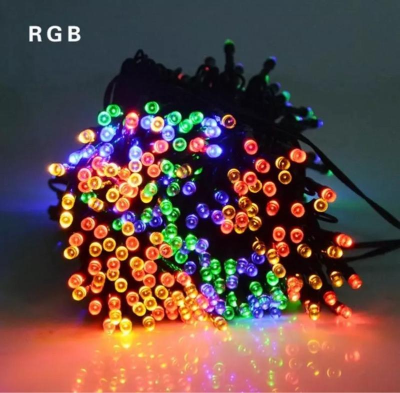 Product Introduction of 50/100/200/500 LED Solar Power Fairy Garden Lights String Outdoor Xmas Tree Lamp 13