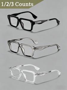 Caterside Lightweight Luxury Square Frame Sunglasses, Anti-Blue Light Uv400 Protection, Casual Style for All Seasons