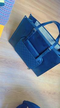 Product Review of Women's laptop Tote bag with insulated lunch compartment, 39.62 cm Faux Leather briefcase with leak-proof lunch box pocket, suitable for office daily commute, office worker office, work bag, commuter tote bag, work tote bags for women, work tote from Z**u 0