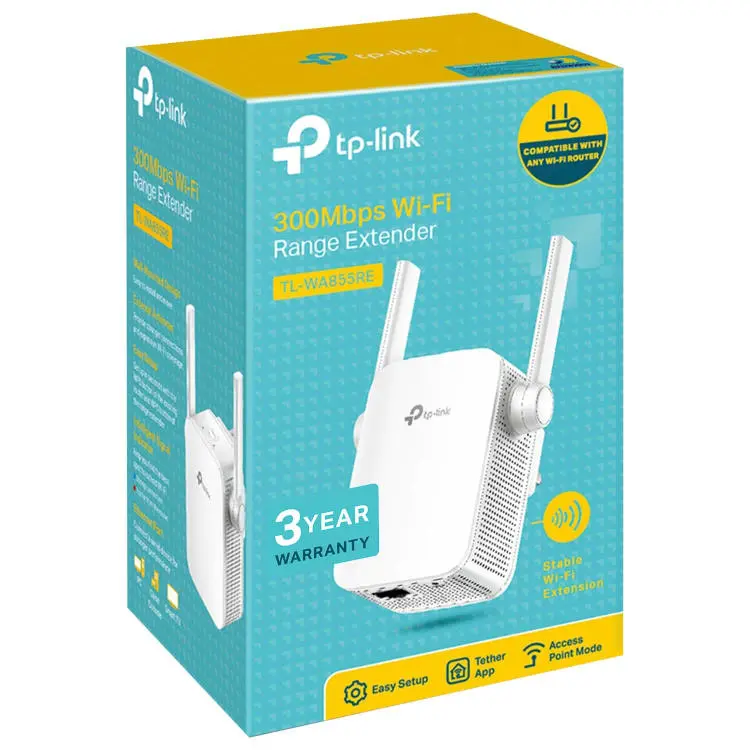 TP-Link Wi-Fi Range Extender 300mbps - Enhance Your Home Network, ,TL-WA855RE