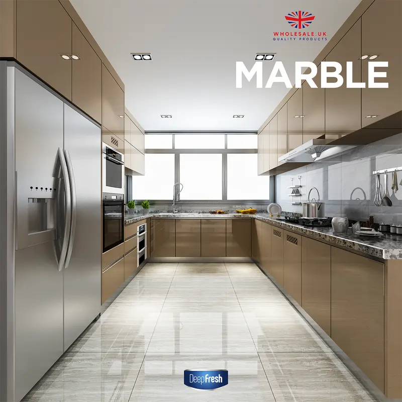 Deep Fresh Mop + *FREE 50 pcs Disposable Wet Floor Wipes – All-Purpose Cleaning Bundle for Laminate, Wooden, Tile, Vinyl, Ceramic & Marble Floors – Quick, Easy & Streak-Free Cleaning. Lightweight, Stainless, Shiny with bucket removable & washable 6