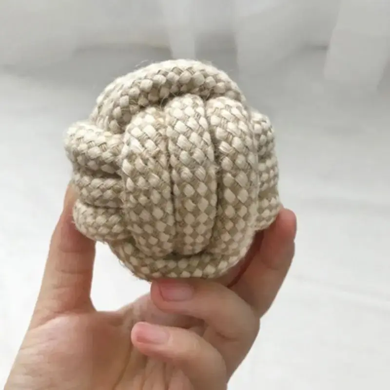 1Pc Cat Dog Knot Toy Cleaning Teeth Grinding Teeth Interest Interactive Wear Resistant Knot Toy Play Entertainment Pet Supplies 7