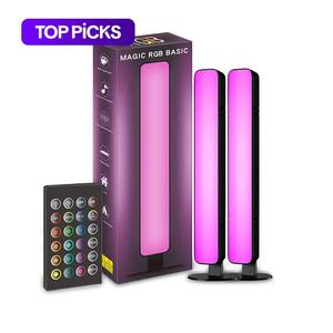 USB Desktop RGB Atmosphere Light, Gaming Computer Sound Pickup Lamp, LED Color Changing TV Backlight, Music Sync Lights, Holiday Gift for Room Decoration