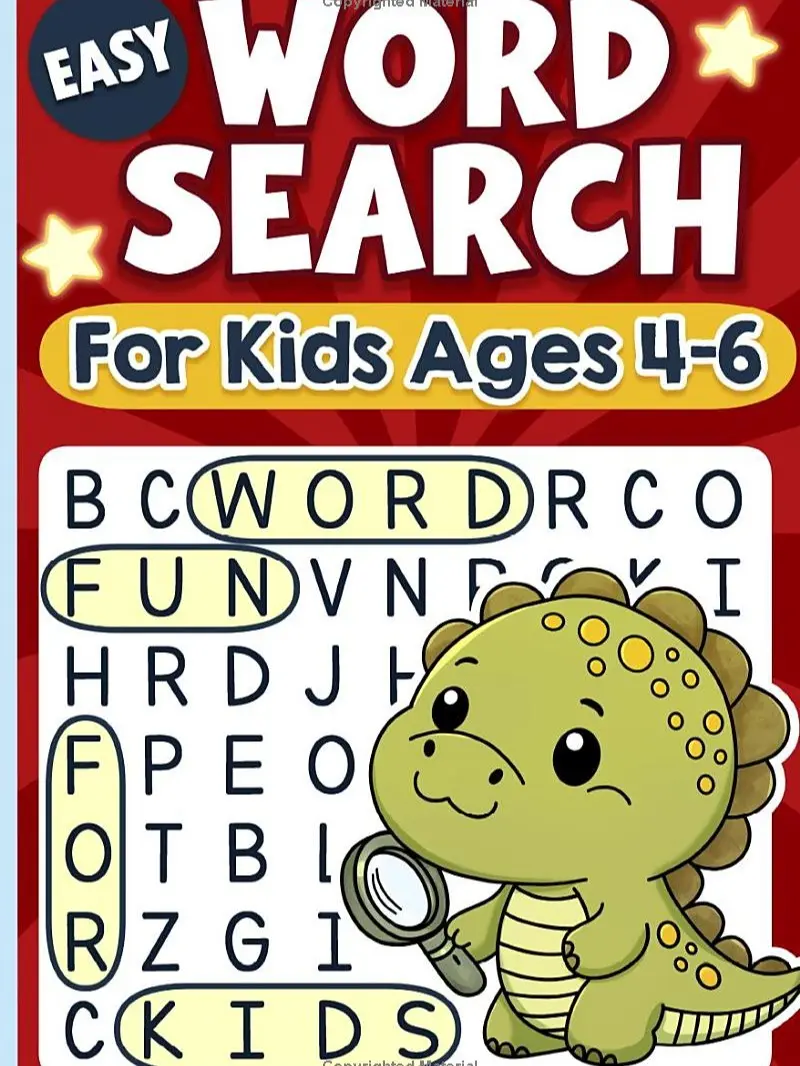 Word Search for Kids Ages 4-6