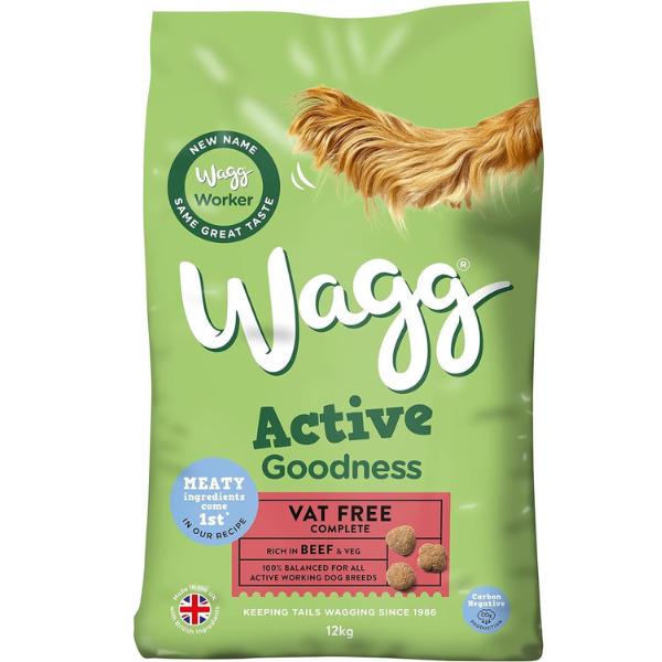 Active Goodness Complete Dry Adult Dog Food Beef & Veg 12kg - For All Active Working Dog Breeds 3