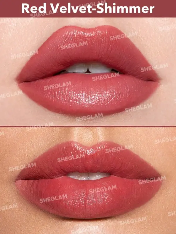 SHEGLAM Just Kissed Lipstick Crayon – Streusel | Shimmer Matte Lip Glow for All Occasions 2