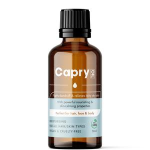Capry Oil for Dandruff & Itchy Dry Skin - Calming Calendula & Nourishing Vitamin E - Moisturising for All Hair & Skin Types - Vegan & Cruelty-Free