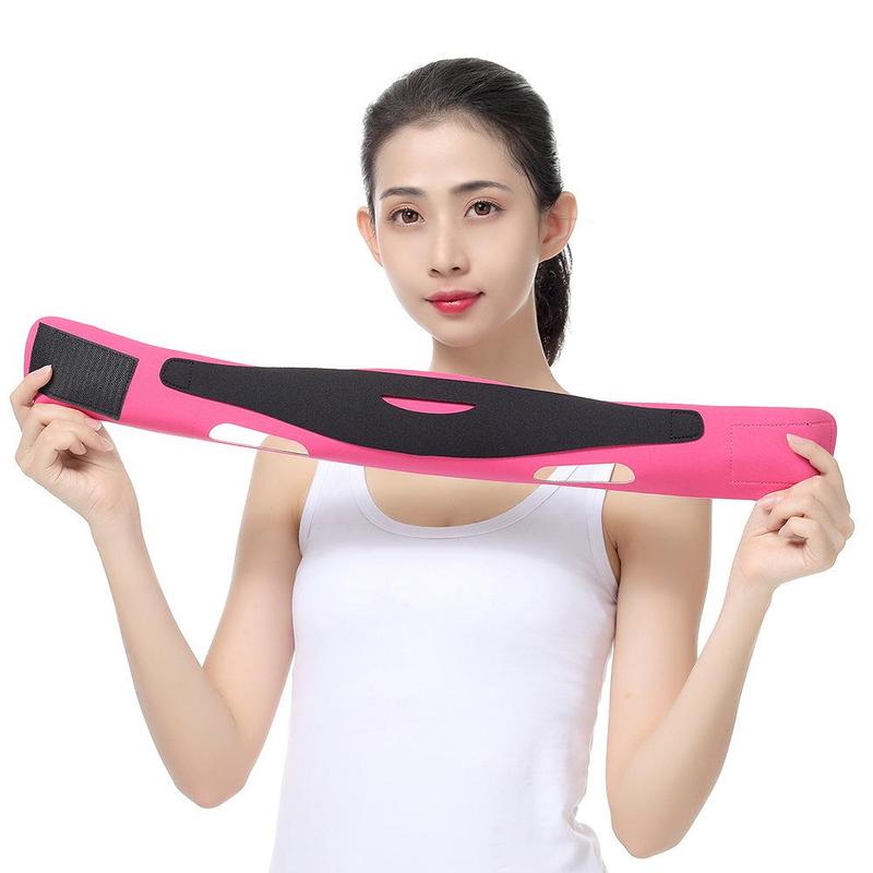 Product Introduction of Women Slimming Chin Cheek Slim Lift Up Mask V Face Line Belt Anti Wrinkle Strap Band Facial Beauty Tool Face Slimming Bandage 3