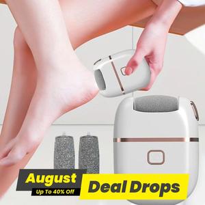 Electric Foot Callus Remover, Compact Rechargeable Foot File & Polishing Heads, Lightweight Foot Cutics File Tool for Calluses, Hard Skin, Cordless Pedicure Machine, Pedicure Tool for Women & Men, Electric Smooth Foot File, Exfoliating Callus Remover