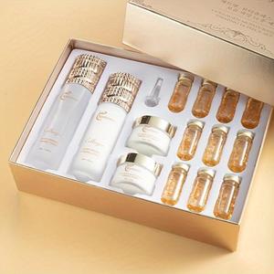 Collagen Moisturizing & Firming Skin Care Set, 14pcs/set Toner, Serum, Eye Cream, Face Cream, Skin Care Kit for Women & Men