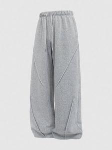 Men's Solid Color Straight Leg Pants, Regular Fit Casual Comfy Sweatpants for Daily Wear, Men's Trousers for Fall & Winter