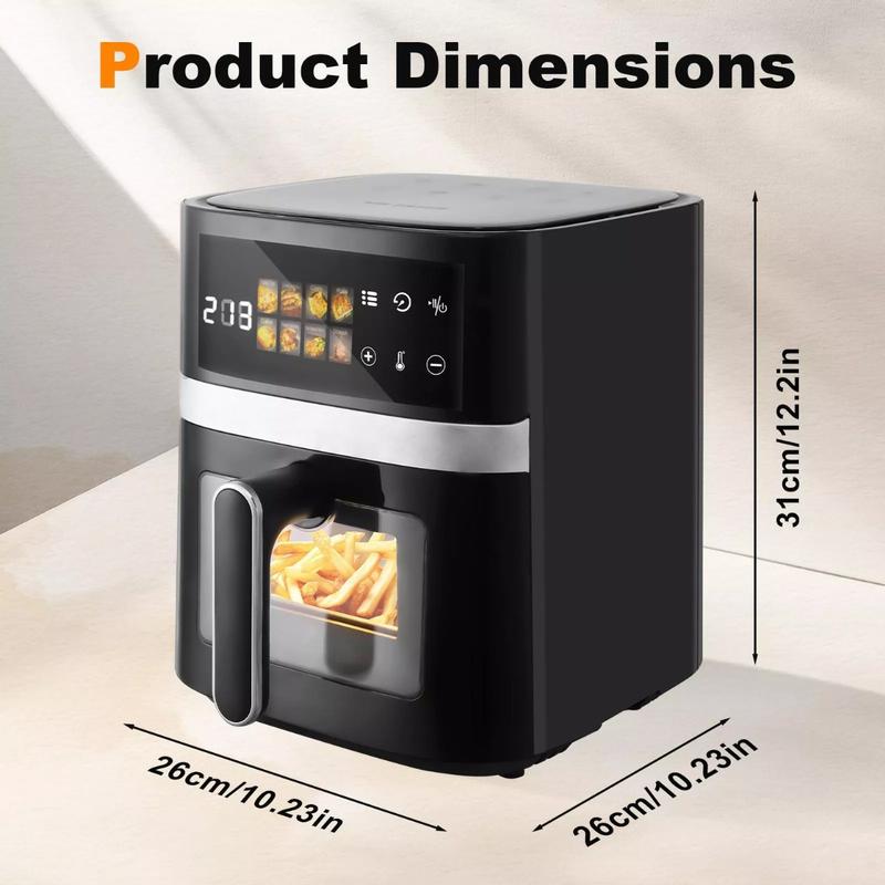 Product Introduction of 9L Digital Air Fryer Kitchen Oven - Low Fat Cooking with Timer and Non-Stick Coating 22