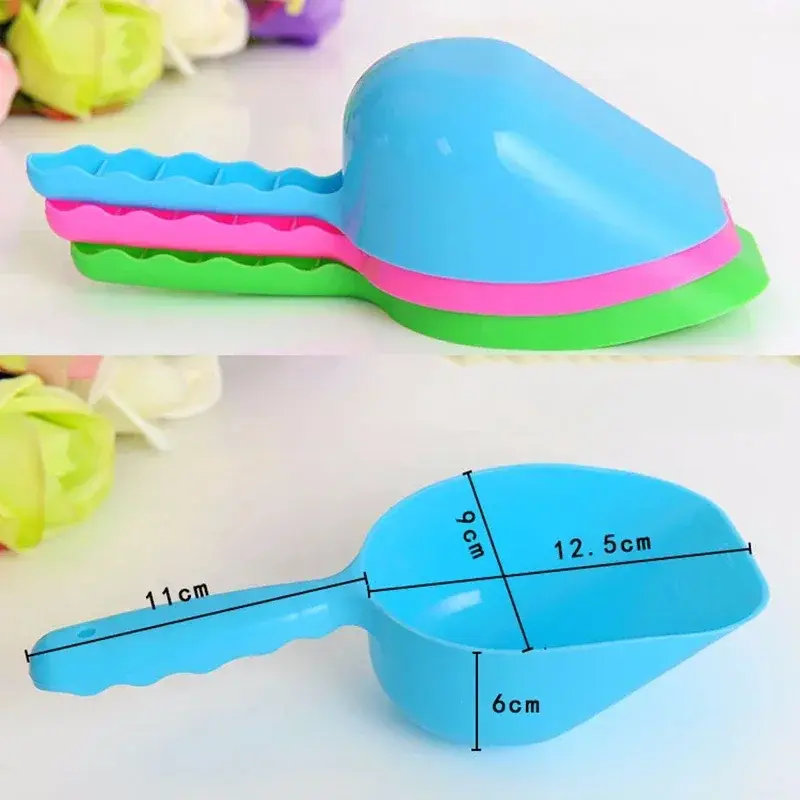 Multi-Color Pet Plastic Feeding Shovel Cat Food Spoon Dog Large Capacity Food Feeder Pet Accessories Product 1