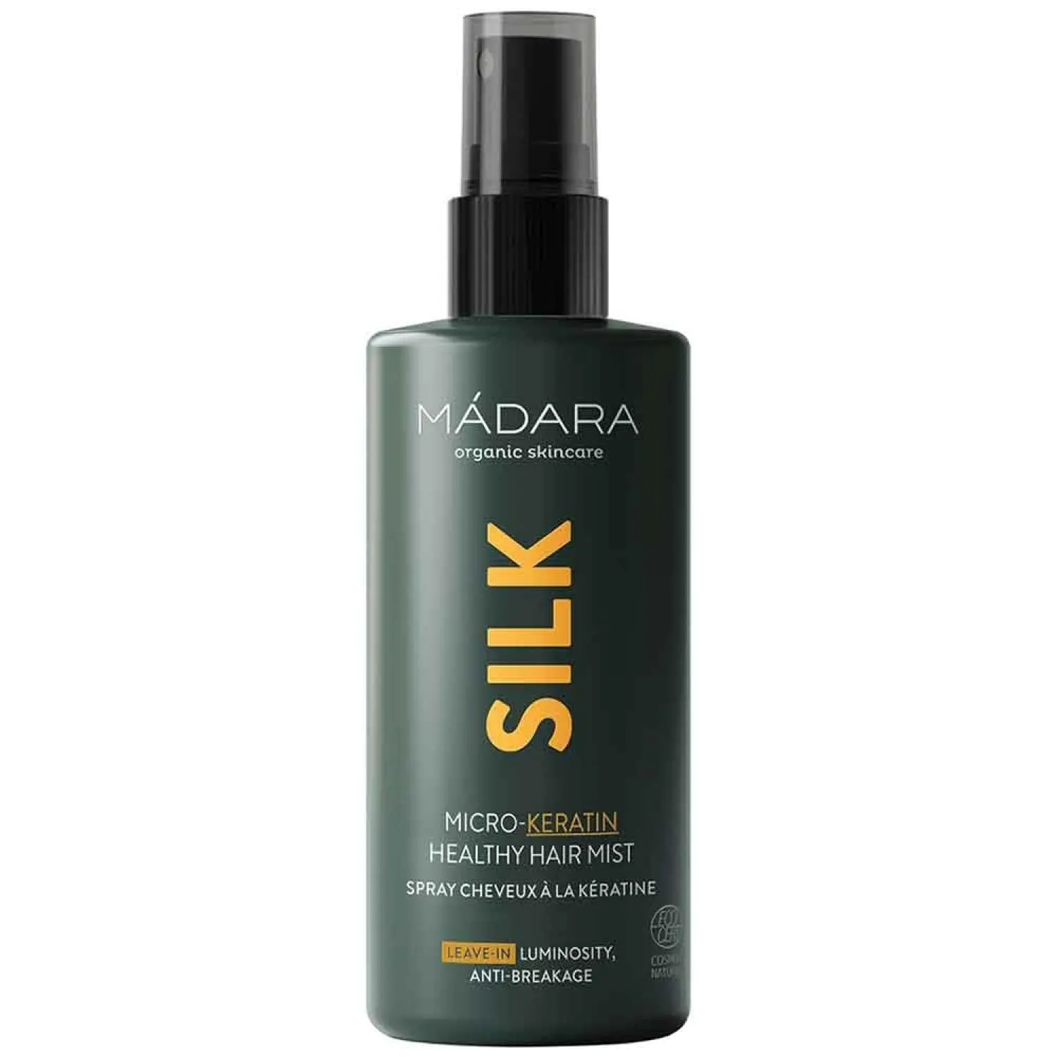 MADARA Organic Skin Care SILK Micro-Keratin Healthy Hair Mist – Strengthening Spray for Fragile, Damaged & Dull Hair, Keratin Treatment for Smooth & Shiny Hair, 90ml