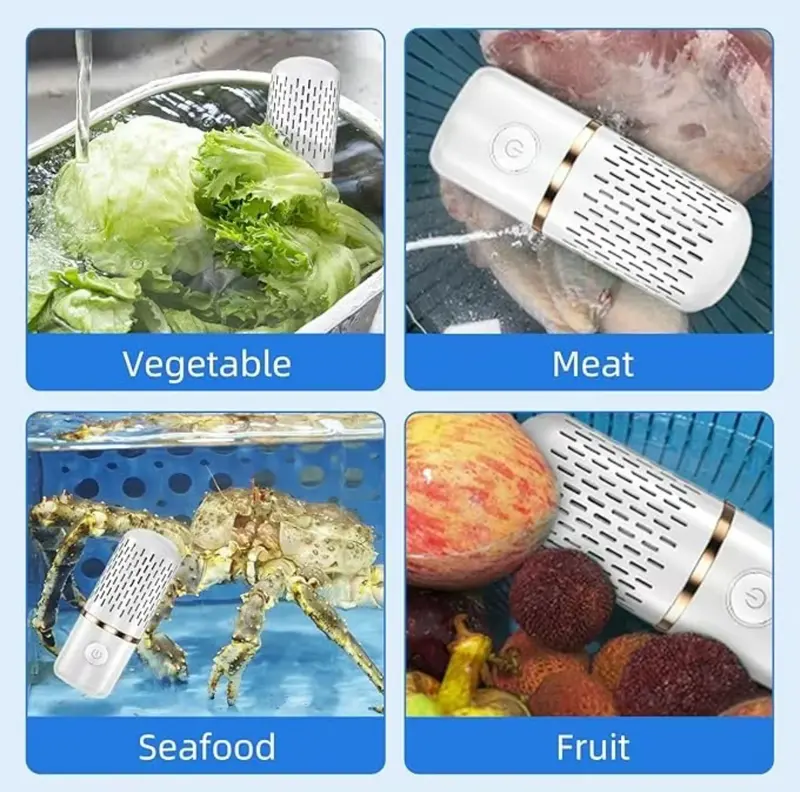 Fruit Washing Machine, Wireless AutomaticVegetable Cleaner, Vegetable Washing MachineGadgets for The Home, Fruit Cleaner Device,Specialty Kitchen Electric Appliances, HomeEssentials, Appliance, Electric 3