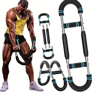 Arm Trainer, 1 Box Adjustable Resistance Chest Exercise Equipment & Arm Exercise Equipment, Portable Home Fitness Equipment for Triceps and Forearms