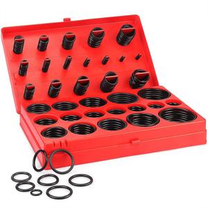 O-ring Kit, Nitrile Rubber O Ring Assortment Set, Suitable for Various Car Repair, Plumbing, Pressure Washer, Air Or Gas Sealing Connections Faucet, Heavy Duty Industrial Accessories for Pipe