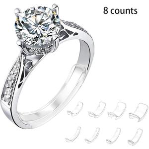 Invisible Ring Size Adjuster Set, Lightweight & Convenient Sizing Bars, Ring Guards for Adjusting Ring Size, Jewelry Accessories for Women & Men