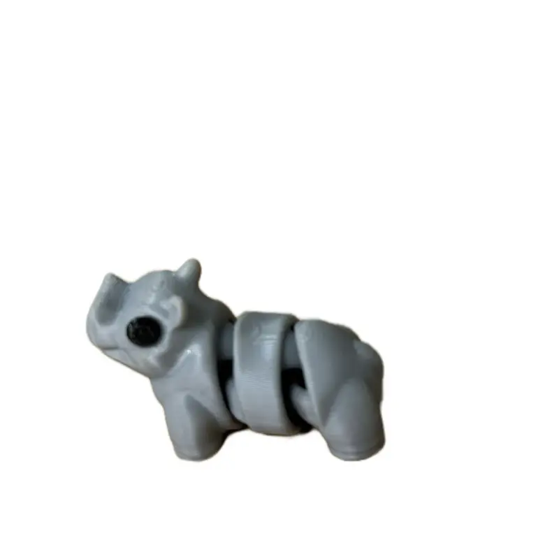 Micromals hippopotamus 3D Printed Micro Animals.