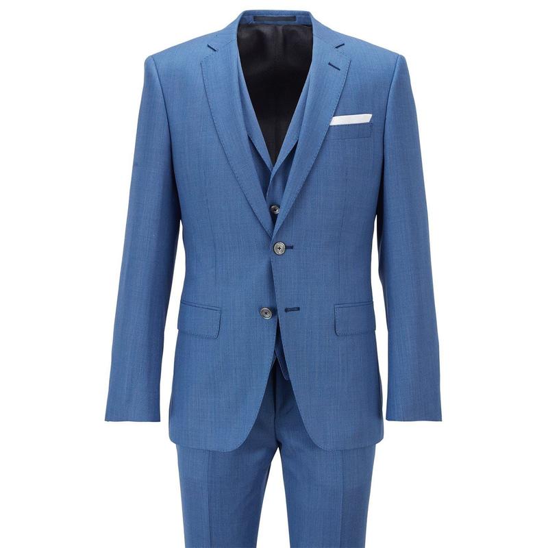 Men's Boss Hutson5/Gander3 Suit in Blue 1