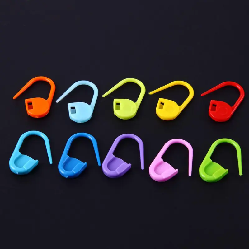 50-200Pcs Knitting Accessories Weave Crochet Locking Stitch Markers Tool 7
