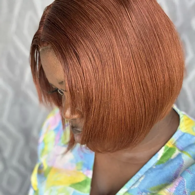 Chic edge bob wig