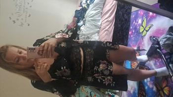 Product Review of Women's Floral Print Cami Top & Shorts Pajama Two-piece Set, Sexy Comfy Loungewear Set for Women, Women's Lingerie Sleepwear for All Seasons, Womenswear from R**a J**e 0