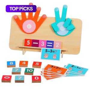 Multifunction Colorful Educational Math Manipulatives Math Learning Tools Number Counting Blocks, 1 Set Finger Counting Math Montessori Toys for Boys and Girls, Birthday Gifts #TOP PICKS