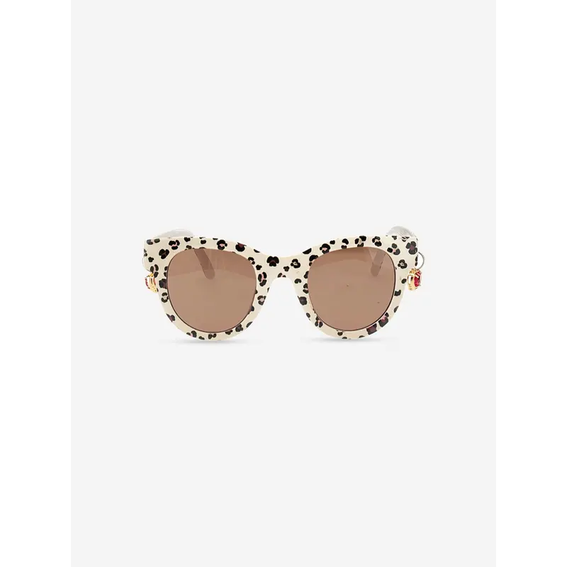 Girls Leopard Sunglasses With Case in Multicolour 0