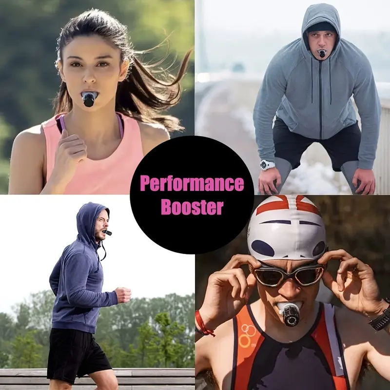 Adjustable Resistance Breathing Trainer for Enhanced Lung Capacity & Respiratory Health - Portable Fitness Exerciser with Silicone Mouthpiece, No Battery Needed, Ideal for Sleep Quality Improvement, Sleep Quality Enhancer|Adjustable Resistance Trainer|Sil 5