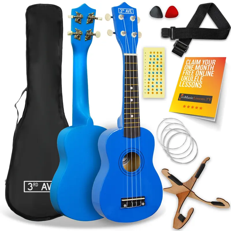 3rd Avenue Soprano Ukulele Starter Pack 3