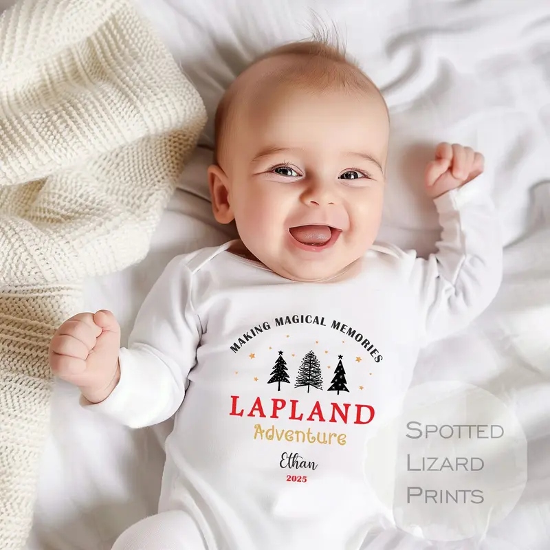 Personalised Lapland Sweatshirt 2025, Matching Family, Lapland Adventure, Children Jumper, Kids Baby Vest, Sleepsuit or T-shirt Lapland 2025 1