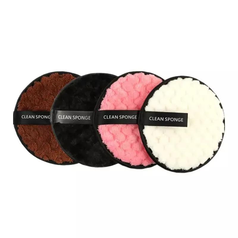 Reusable MakeUp Remover Cleansing Face Pads Facial Sponge Washable Microfiber x4 2
