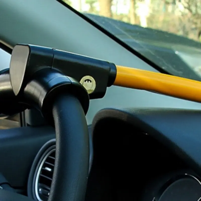 Heavy Duty Steering Wheel Lock Anti Theft Rotary Security Safe Van Car Universal 2
