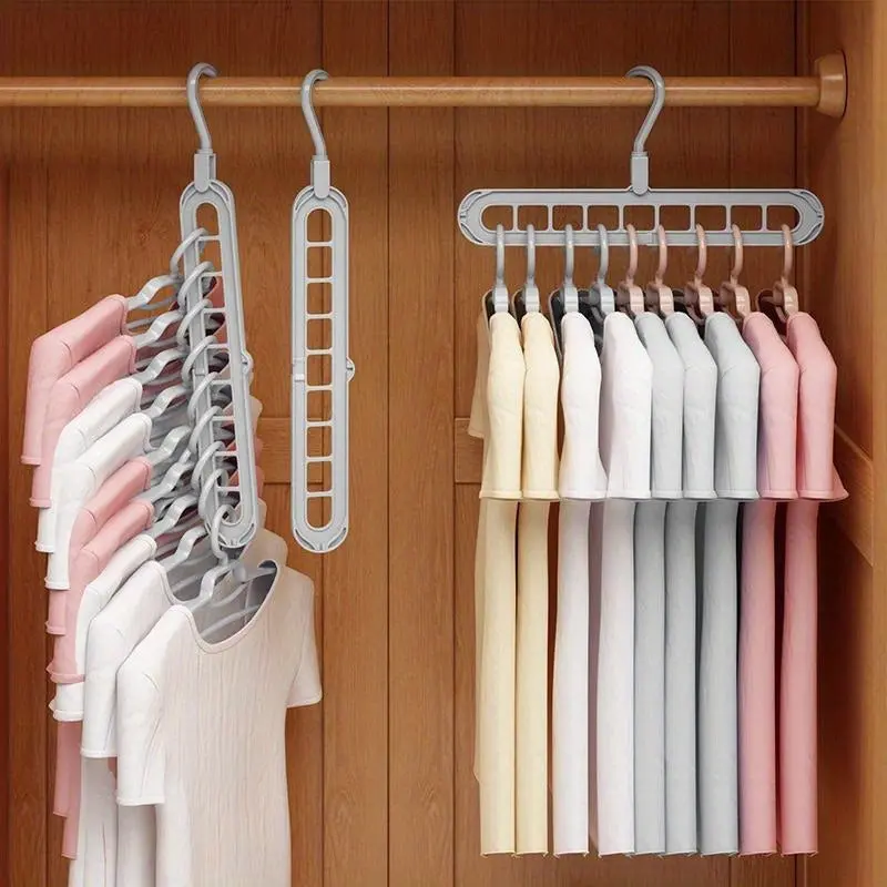 360° Magic Hanger  9Hole Space-Saving Organizer Hanging