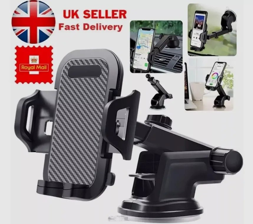 Universal Car Mobile Phone Holder 360° Windscreen Dashboard GPS Stand Cradle