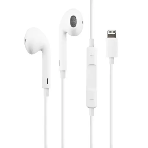 Wire Headphones with Lightning Connector for All iPhone Models - Audio and Video Electronics Earbuds 2