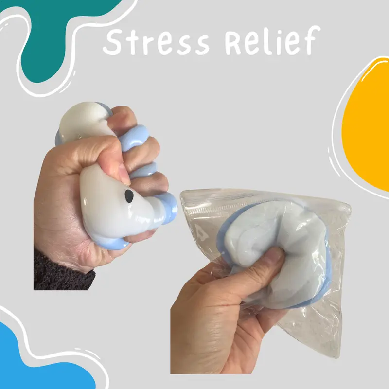 Toasty Westie Taba Squishy – Cute Bread Pup Stress Toy for Stress Relief 2