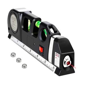 Multipurpose Laser Level, Standard Laser Level Tool with 3 Line Modes, Portable Hand Tools for Home & Office, Heavy Duty, Laser Measuring Tool, Green Laser Level