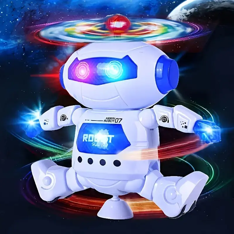 Ninja's 360° Rotatable Lighting Singing and Dancing Humanoid Toy Robot 2