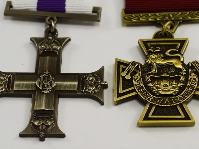 Superb Pair Full Size Replica British Service & Gallantry Medals. Victoria Cross 5